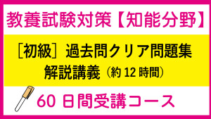 過去問クリア知能分野